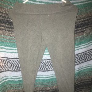 Grey leggings , looks weird on the hanger lol